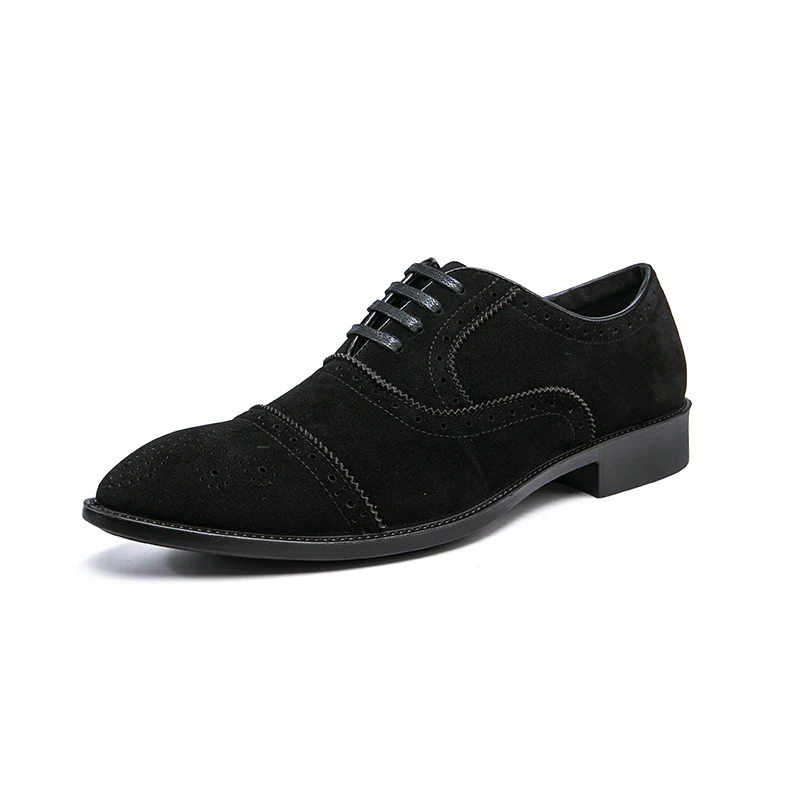 Classic Brogue Shoes Men Fashion Leisure Business Flats Breathable Men&#39;s... - $73.01