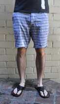 CPT Cockpit Aviation M-1969 Blue White Plaid Shorts 36 - $34.65
