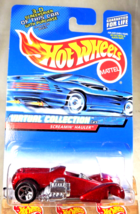 2000 Hot Wheels Error #156 Virtual Collection Screamin&#39; Hauler Red No Frnt Wheels - £7.47 GBP