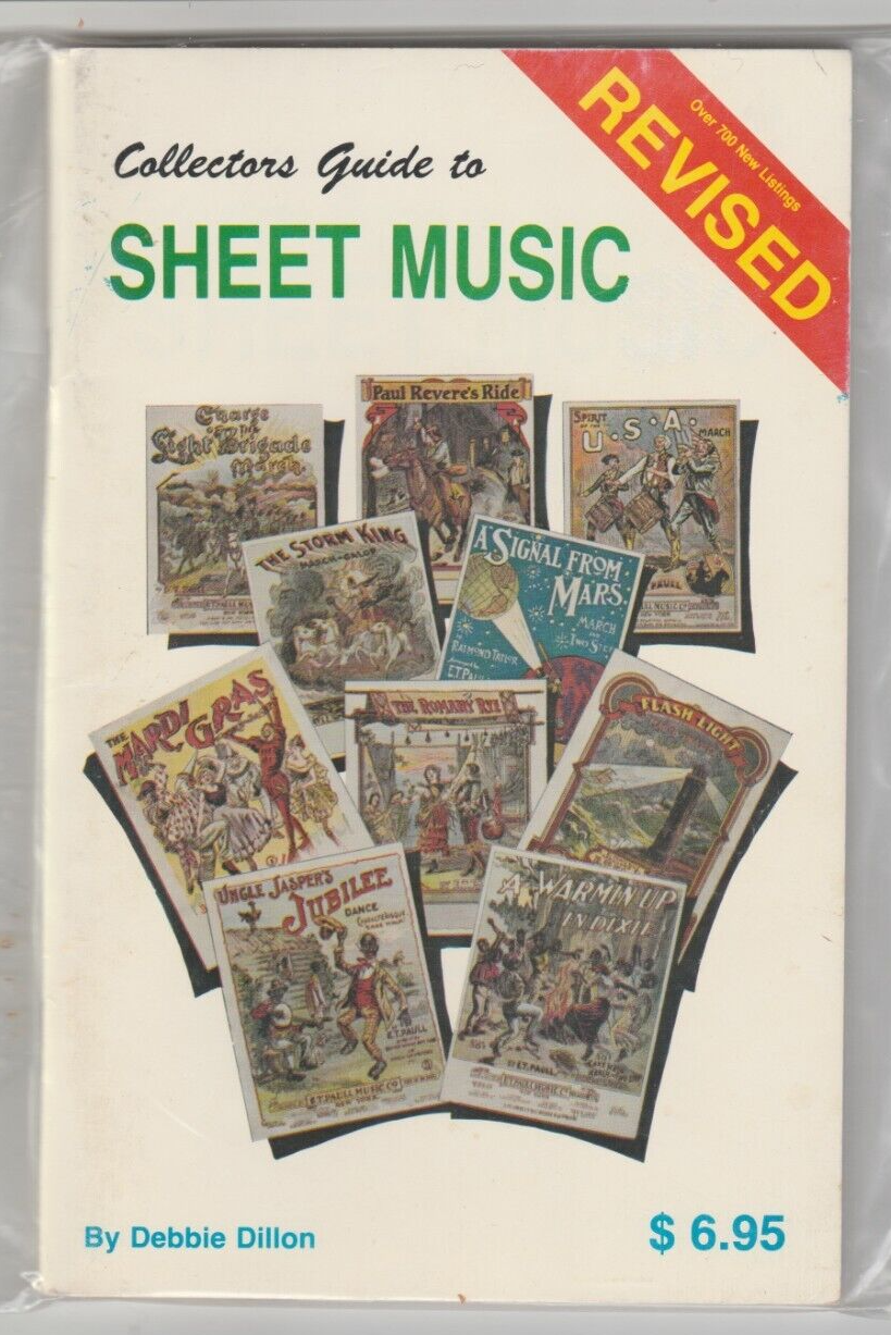 1988 SC Collectors Guide To Sheet Music Book Debbie Dillon Price Guide - $4.95