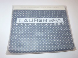 Ralph Lauren Island Retreat Dot Organic Full Flat Sheet Blue New - £35.36 GBP