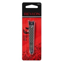 REVLON &quot;TOENAIL CLIPPER with FILE&quot; Curved Blades Accurate Clipping NAIL ... - $5.05