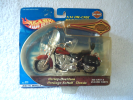 " NIP " 2000 Hot Wheels # 88424 1:18 Die Cast Harley Davidson Heritage S... - $19.62