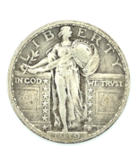 1919 25C Standing Liberty Quarter in Very Fine VF Condition, Natural Color - $108.30 CAD