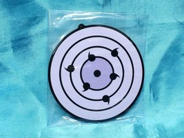 Ichiban Kuji Naruto Shippuden The Will of Fire F Rubber Coaster Samsara Eye - $34.99