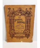 Antique 1889 The Musical Record Boston Oliver Ditson Magazine Sheet Music - £63.79 GBP
