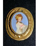 VINTAGE ‘ORIGINAL BY ROBERT’ HAND-PAINTED MINIATURE “PORTRAIT OF A YOUNG... - $24.75
