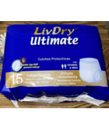 3 x LivDry Ultimate Adult Underwear Large – Fast Ship Max Absorbency Bri... - $70.79 CAD