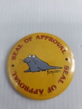 Vintage Seal Of Approval Pin - £7.08 GBP
