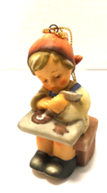 Goebel Berta Hummel Girl With Cookies Figure Ornament - £11.62 GBP