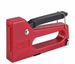 Staple Gun + 100 Staples Upholstery Craft Fabric Tacker DIY High Quality... - $11.97 CAD