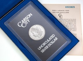 1883-CC $1 Silver PL Morgan Dollar GSA Holder w/ Box and CoA Uncirculated - £355.00 GBP