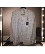 New Ralph Lauren Men&#39;s Classic-Fit Ultraflex Stretch Linen Blazer 44L Cream - $789.88 MXN