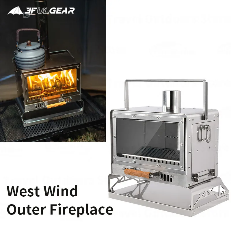  fireplace 304 stainless steel heating stove portable firewood stove tent stove outdoor thumb200
