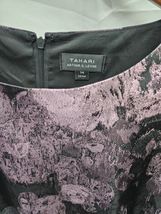 Women's Tahari Jacquard Sheath Dress Size 10, Black/Purple New With Tags image 4