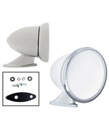 4&quot; inch Bullet Race Sports Car GT Racing Chrome Side Exterior Mirror Hot... - $38.34 CAD