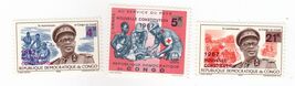 Congo, Lot of 6 Stamps, Issues of 1966 and 1965 Overprinted "1967 NOUVELLE - $7.18