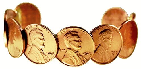 Genuine and Original Since 1975 Never-Broke® Copper Penny Bracelet - Cuf... - $12.95