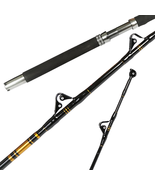 1-Piece/2-Piece Saltwater Offshore Heavy Trolling Rod Big Game Roller Ro... - $185.06 CAD
