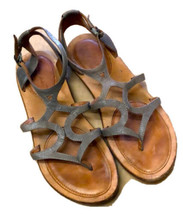 Gentle Souls Once upon a Star Comfort sandals Gray Leather Womens Size 10 - £11.92 GBP