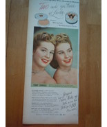 Vintage Jergens Makeup Penny Edwards Print Magazine Advertisement 1945 - £7.06 GBP