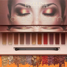 Eveline Angel Dream Eyeshadow Palette 12 Colours Smoky Metallic Eyes Mak... - $19.31