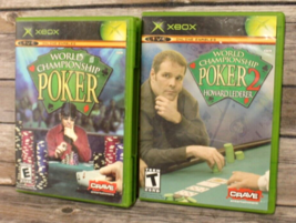World Championship Poker &amp; World Championship 2 - Microsoft Xbox Set Of 2 Games - £8.61 GBP