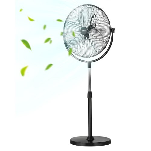  Industrial Pedestal Fan, 18 Inch Standing Fan with 45.3 to 57.9 Inches ... - $91.93
