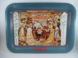Coca-Cola Tin Tray Soda Fountain Issued 1989 Excellent - £9.71 GBP