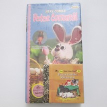 Rankin Bass Here Comes Peter Cottontail VHS Tape Bonus Mini Golden Book Sealed - £18.02 GBP