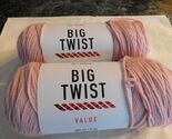 Big Twist Value lot of 2 Light Rose Dye Lot 659417 - $9.99