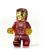 Chrome Iron Man Toys Minifigure From US - £5.96 GBP
