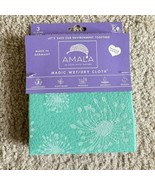 Amala Magic Wet or Dry Cloth 12 x 14 (3-Pack) 100% Natural Made In Germa... - $12.86