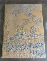 1953 Porcupins Reedley High School Yearbook Volume XXXVII - £23.18 GBP