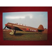 Vintage Russian &quot;Yakovlev Yak C.II&quot; Plane Postcard #98 - £19.78 GBP