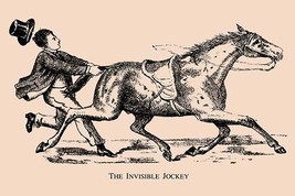 The Invisible Jockey 20 x 30 Poster - £20.89 GBP