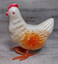 Vintage Easter Unlimited Chicken Hen Spring Bouncy Plastic Toy Made in Hong Kong - £10.67 GBP