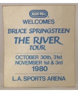 BRUCE SPRINGSTEEN - VINTAGE ORIGINAL 1980 CLOTH TOUR CONCERT BACKSTAGE PASS - €31,07 EUR