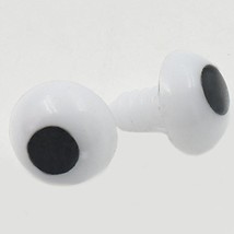 Fujiyuan Black 100 Sets Plastic Safety Solid Eyes for Bear Doll Animal P... - $5.44