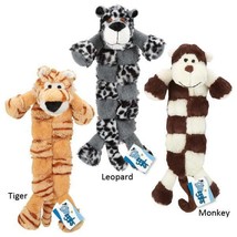 Safari Squeaktaculars Big Dog Toy Long Flat 12 Squeakers Choose Size &amp; Character - £17.45 GBP