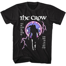 The Crow People Once Believed Men&#39;s T Shirt When Someone Dies Horror Movie - £22.65 GBP+