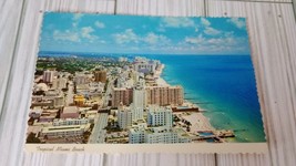 Vintage Tropical Miami Beach Post Card - £3.10 GBP