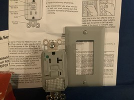 Pass &amp; Seymour PT2095-HGNTLGRY PLUG TAIL GFCI RECEPTACLE, UPC: 785007167... - $10.59