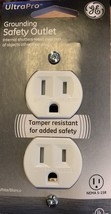 GE 54263 Grounding Safety Duplex Outlet UL Listed,125 Volt, 15 AMP -White - $9.78