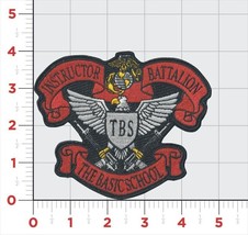 TBS THE BASIC SCHOOL INSTRUCTOR MARINE CORPS EMBROIDERED PATCH - $39.99