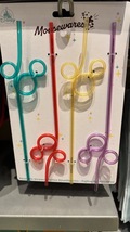 Disney Parks Mickey Mouse Reusable Straws Set of 4 NEW - $24.90