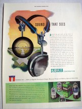 1942 Color Ad Hygrade Sylvania Corporation Sound That Sees - £7.81 GBP