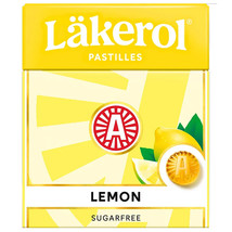 Läkerol ( Lakerol ) Lemon Sugar Free 25g ( 0.85 oz ) Made in Sweden - $14.84+