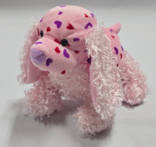 Ganz Webkinz Love Spaniel HM386 Puppy Dog Plush Stuffed Pink Hearts 9&quot; N... - $24.74