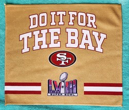 One (1) - Super Bowl Lviii - San Francisco 49ers - Official Stadium Rally Towel! - £12.62 GBP